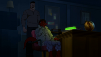 مرد Omni با Damien Darkblood TV Invincible مقابله می کند (35)