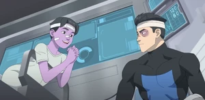 Oliver apologizes Mark, but Mark is the one who actually apologizes.