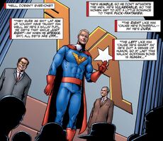 Homelander's first public appearance, circa 1969