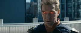 Homelander Threatening