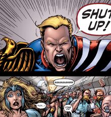Homelander's scream ruptures the ears of all passengers