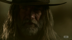 The Saint of Killers arrives in Annville's ruins.png