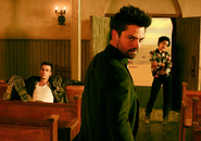 Preacher season 1 - Trio in the church