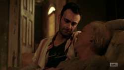 Cassidy tells Tulip Denis is his son
