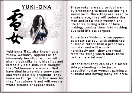Yuki-Onna | AMC TC Wiki | Fandom