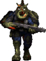 Green Zombie Pigcop