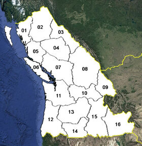 Oregon (mapa político)