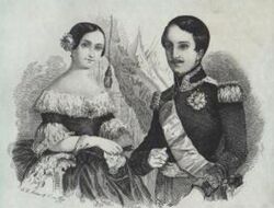 Antonio de Orleans y Luisa Fernanda de Borbón, duques de Montpensier