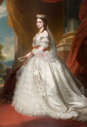 Carlota de Bélgica, emperatriz de México.