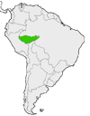 Mapa de Acre en Sudamérica
