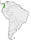 Mapa de Cauca en Sudamérica