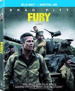 Fury (David Ayer – 2014) Blu-ray front cover