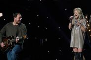 Hollywood Week duet with Peyton Aldridge