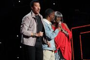 DeWayne Crocker Jr. with Lionel Richie