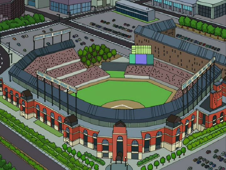 Baltimore Orioles Camden Yards Ballpark Outline