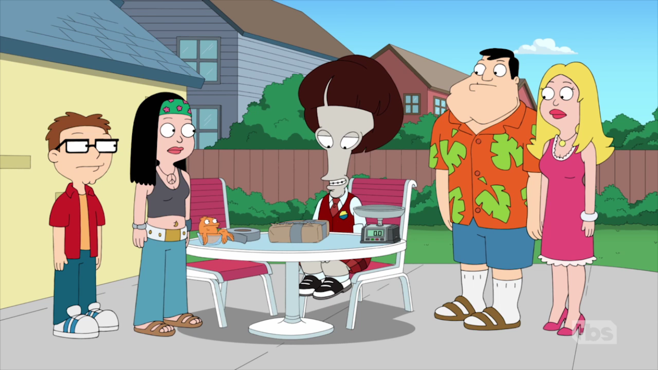 american dad backyard