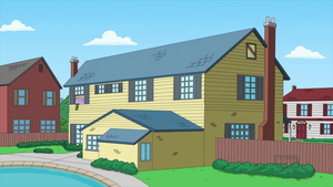 american dad backyard