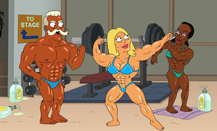 American Dad Muscle Porn - American Dad Muscle | Gay Fetish XXX