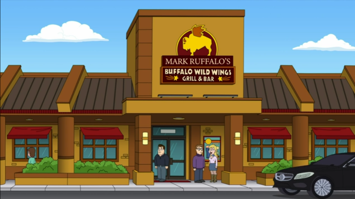 Mark Ruffalo's Buffalo Wild Wings and Bar | American Dad Wikia | Fandom