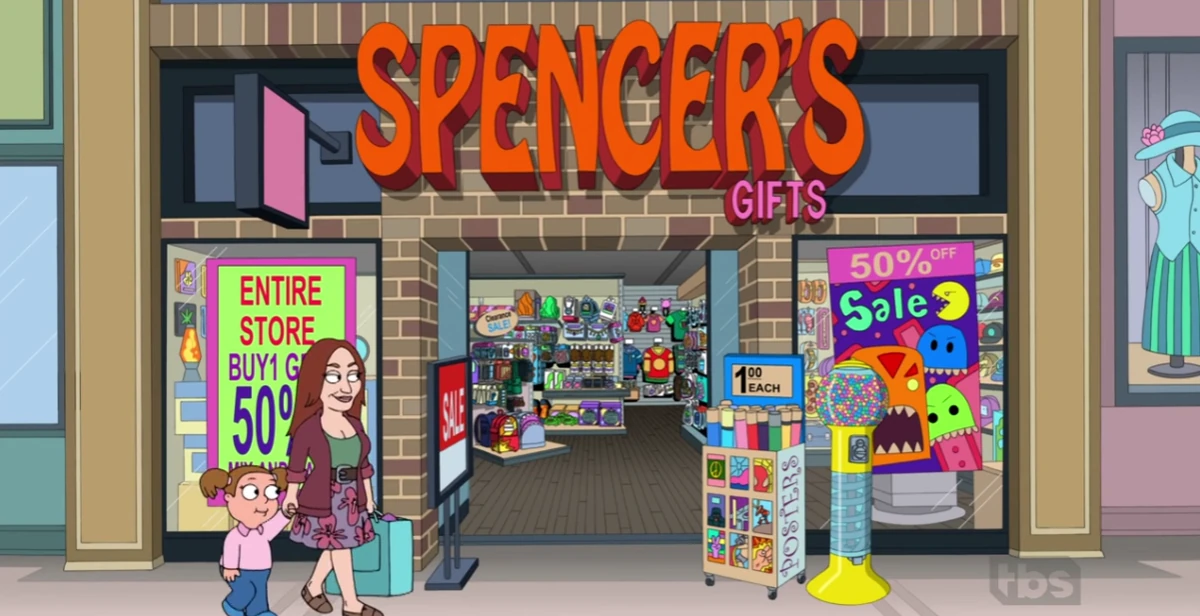 Spencer's Gifts American Dad Wikia Fandom