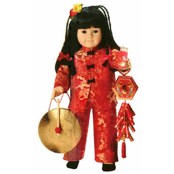 chinese new year girl dress
