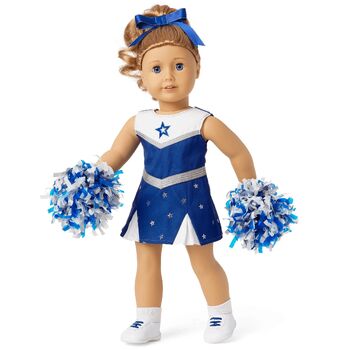 MightyBlueCheerleaderOutfit