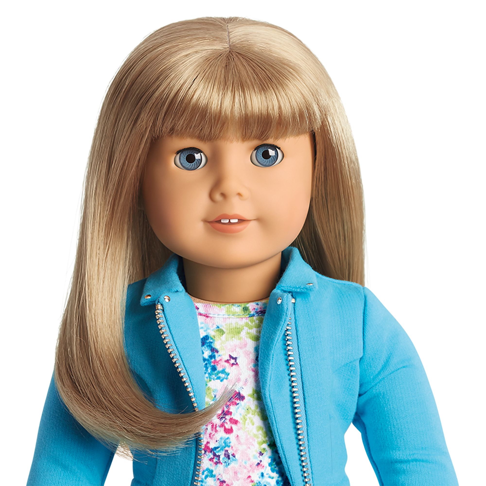 American girl doll with shop blonde hair and blue eyes