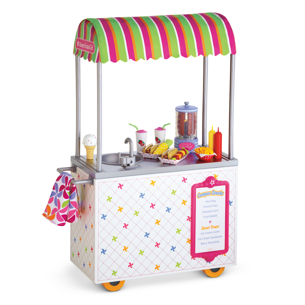 American girl doll campus sales snack cart