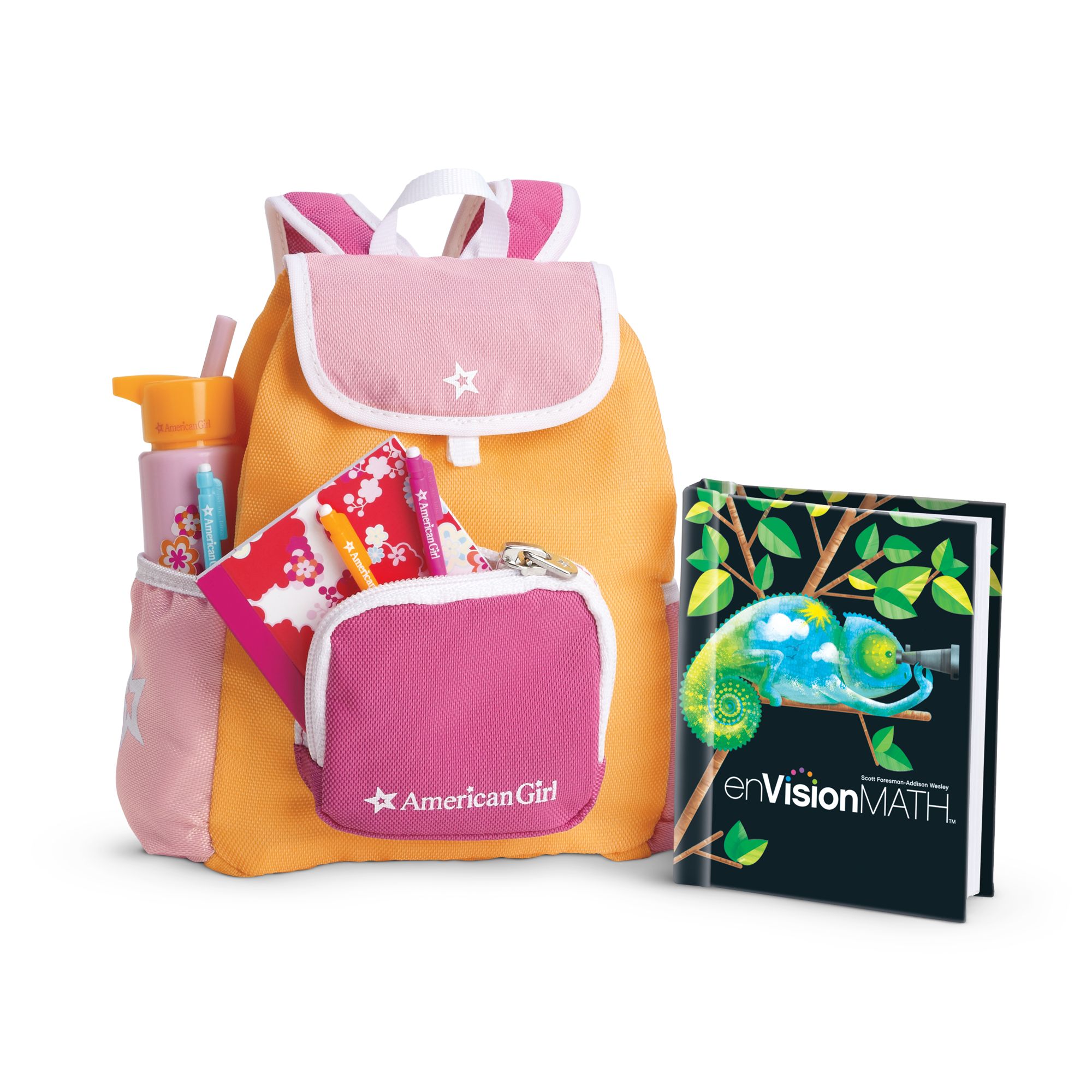 american girl backpack set