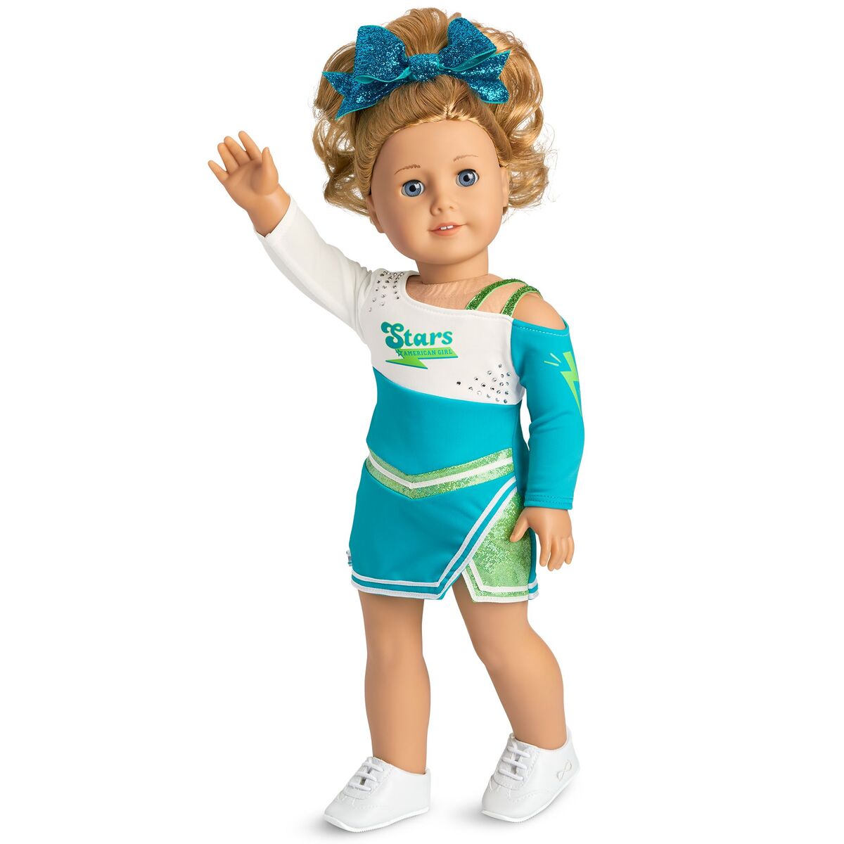 Custom Rays Uniform for American Girl Doll 18 Cheer Bow -  Finland