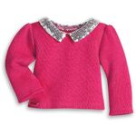 Sequin Collar Sweater