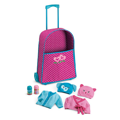 Baby's Girls 80 Piece Baby Starter Set with Diaper Bag – Blue Marc