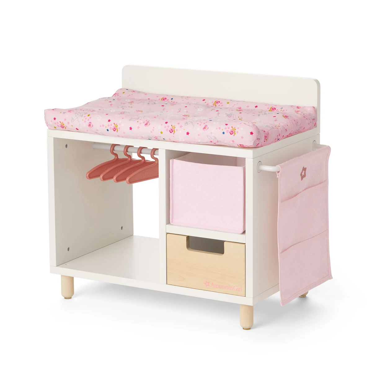 Dots and Blooms Changing Table with Storage American Girl Wiki Fandom
