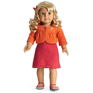 American Girl 2010 Lanie Nature Doll Butterfly and Garden Outfit 2 Outfits Set for sale online