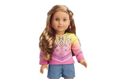 AMERICAN GIRL girl of the year 2016 LEA underwear MEET OUTFIT APPLE GREEN