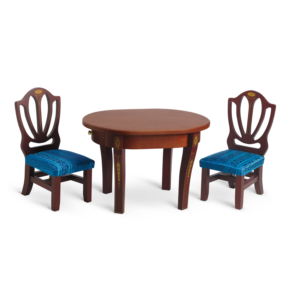 american girl doll table and chairs