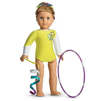 american girl doll gymnastic set