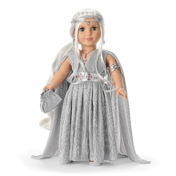AG2023ShimmeringSilverHolidayDoll
