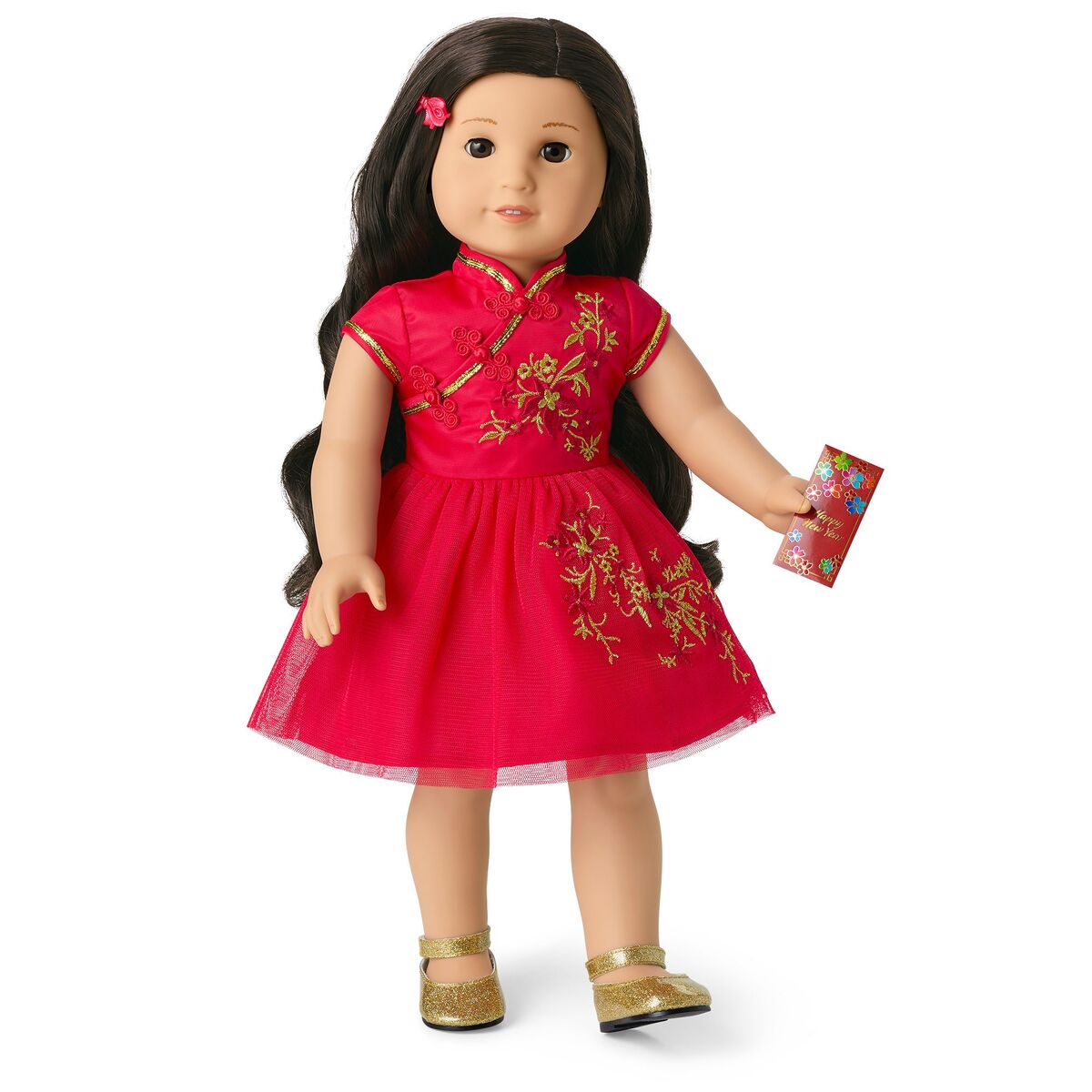 American girl deals chinese doll