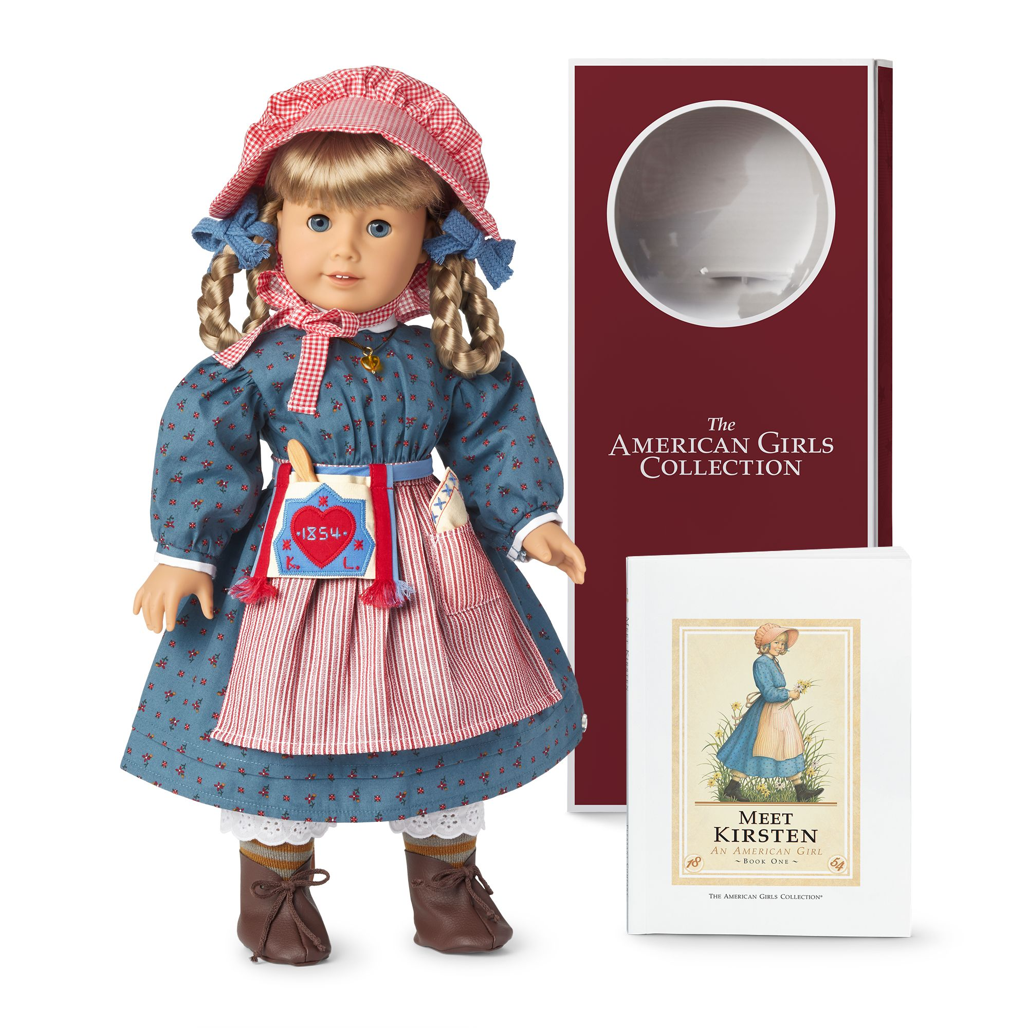 Pleasant Company Kirsten Larson American Girl Doll 2008 Fishing