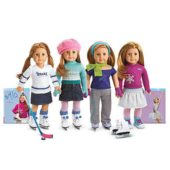 american girl hockey set