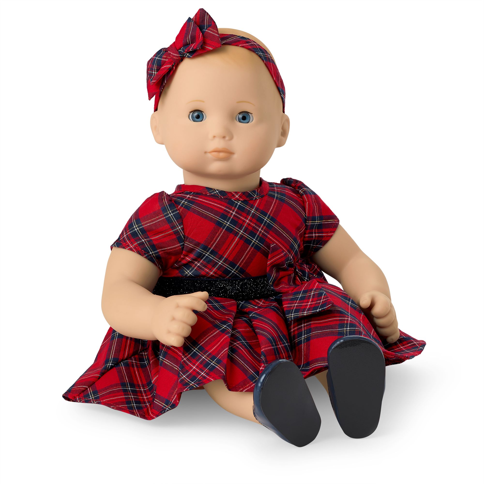 Plaid christmas store dress baby