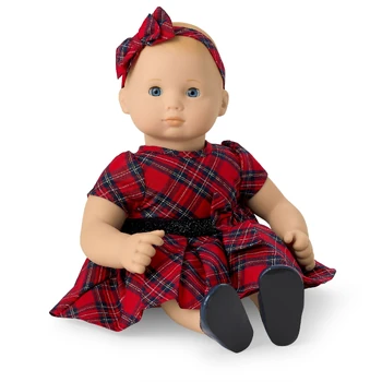 Pretty Plaid Christmas Dress.