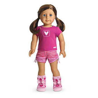 american girl pajama set