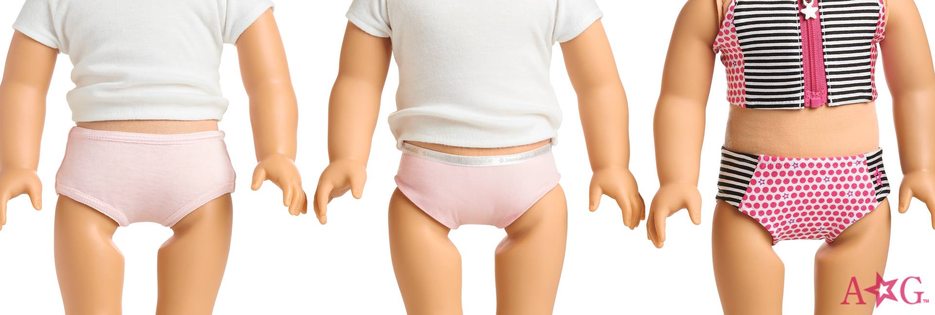 Doll Clothes Underwear Panty Short Fit 18 American Girl Dolls