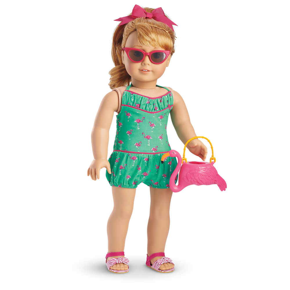 american girl doll swimsuit set