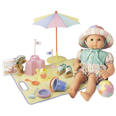 american girl doll beach set
