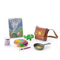Disney Princess Rapunzel Painting Accessories and Pascal