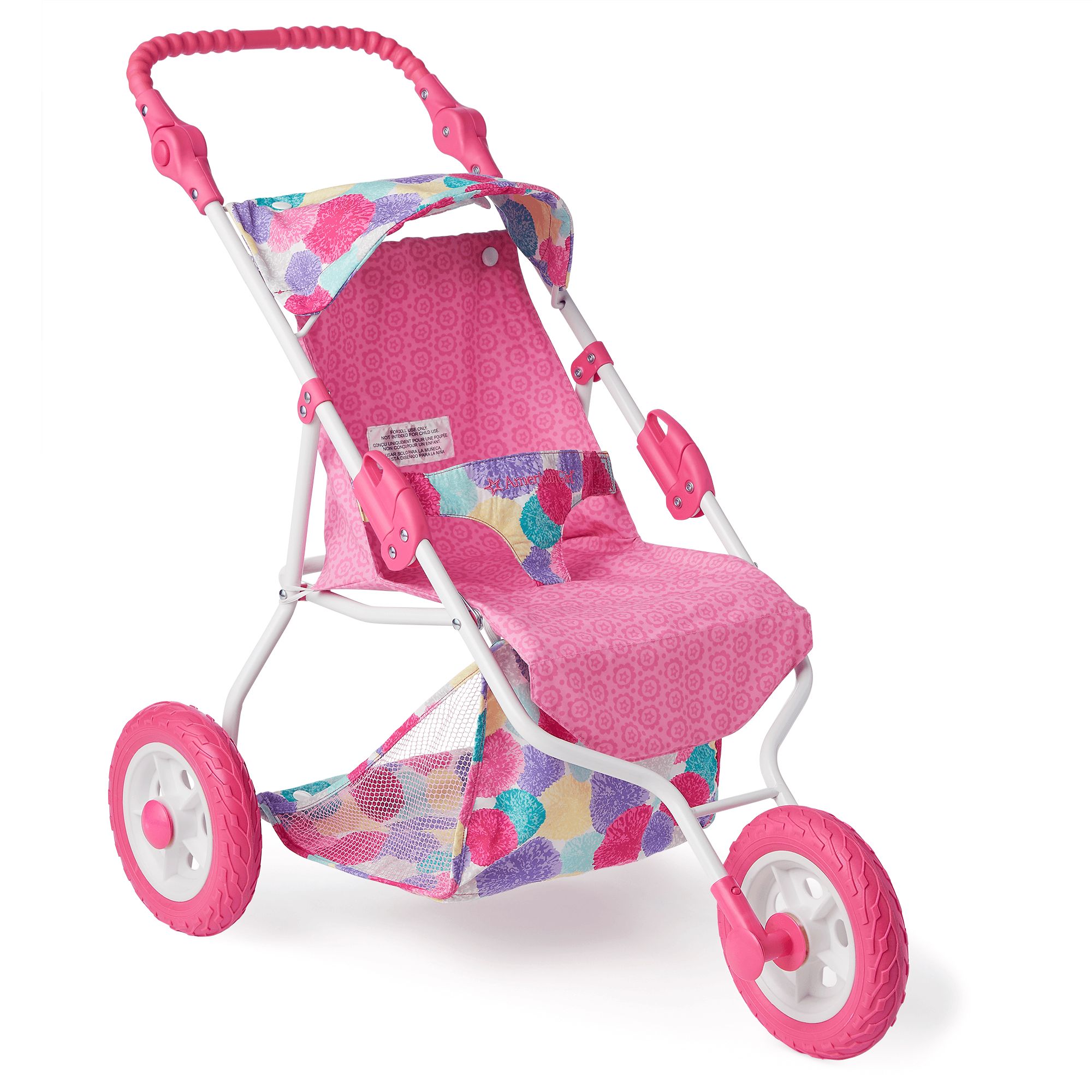 Pink Doll Jog Stroller