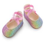 Rainbow Glitter Shoes